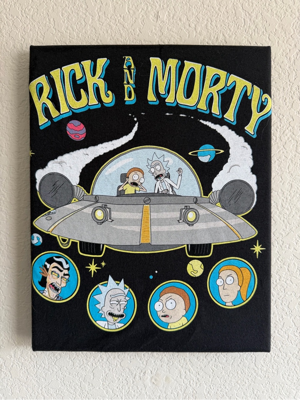 Rick and Morty Canvas Wall Art | 11” x 14”